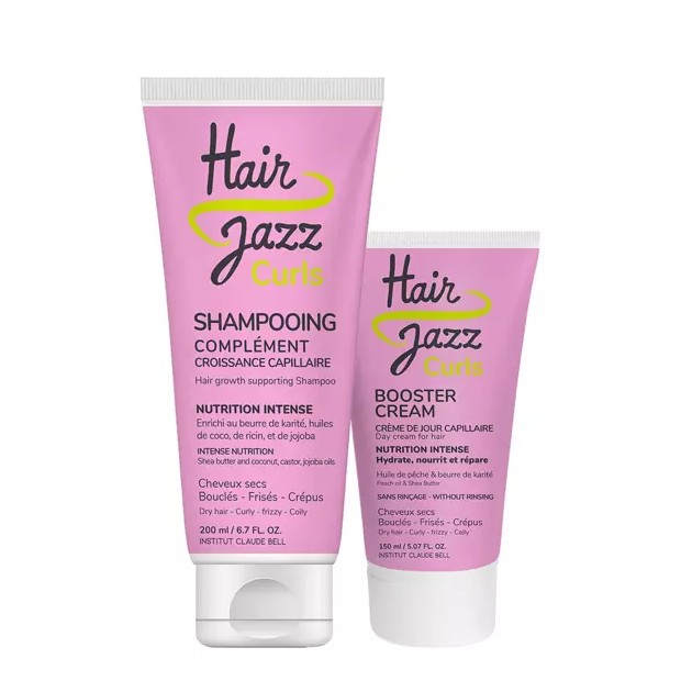 Shampooing et booster cream Hair Jazz Curls
