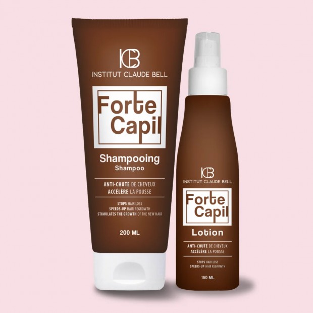 FORTE CAPIL Shampooing et lotion - réduisent la perte de cheveux androgénétique ou hormonale