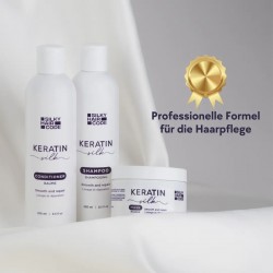Keratin Silk Haarglättungstherapie für geschädigtes Haar + Zusätzliches Geschenk Set