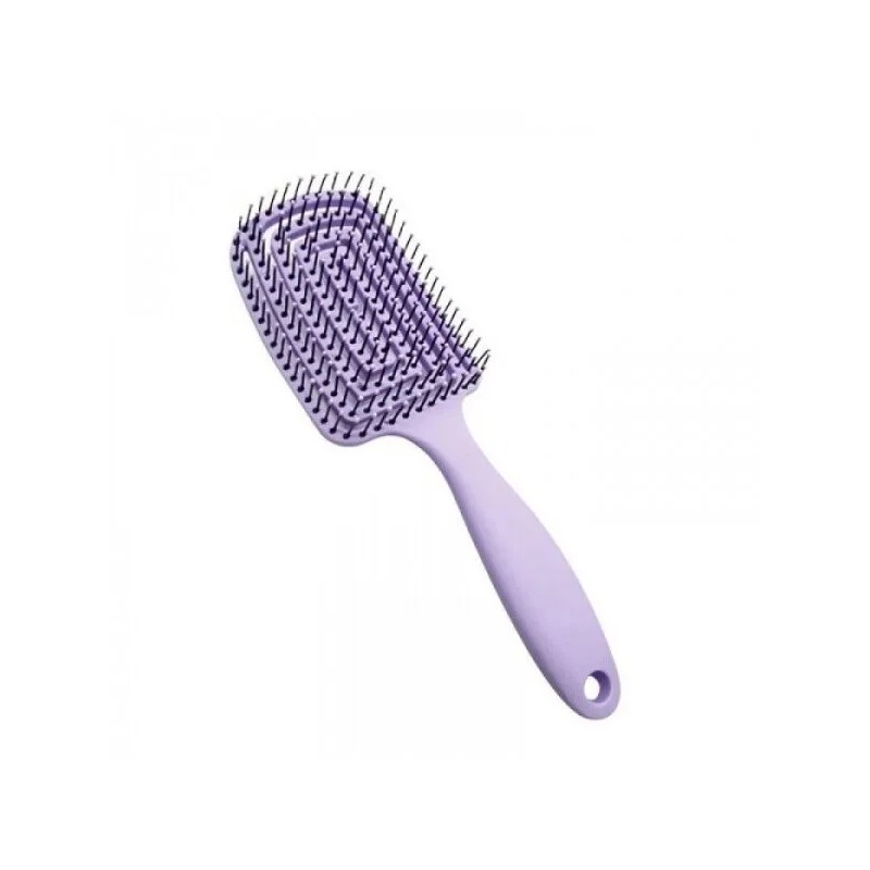 Brosse lissante conçue pour un démêlage sans douleur de tous types de cheveux, qu’ils soient mouillés ou secs.