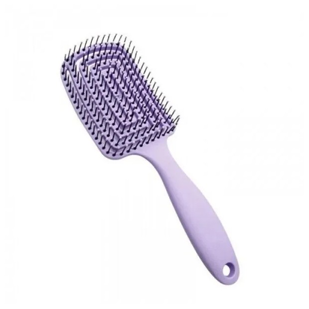 Brosse lissante conçue pour un démêlage sans douleur de tous types de cheveux, qu’ils soient mouillés ou secs.