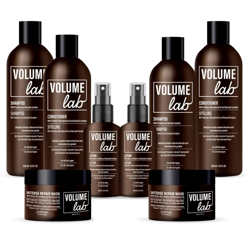 Système de réparation VOLUME LAB pour cheveux abîmés en 3 minutes