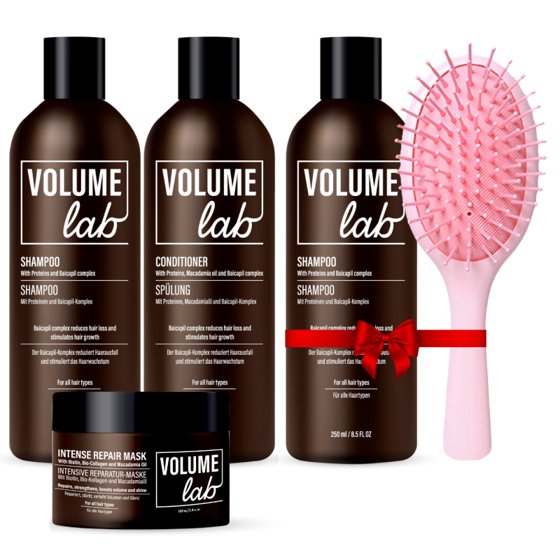 Coffret Volume & Croissance + Shampoiong et Brosse Offerts